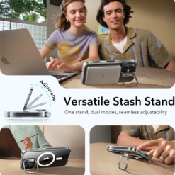 ESR Калъф Classic Hybrid iPhone 17, MagSafe + Camera control cover + стойка /прозрачен/