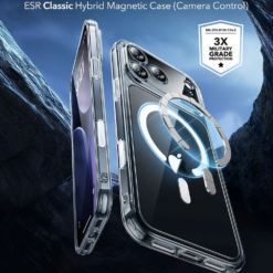 ESR Калъф Classic Hybrid iPhone 17 Pro Max, MagSafe + Camera control cover /прозрачен/ Amazon pack
