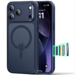 ESR Калъф Classic Hybrid iPhone 17 Pro Max, MagSafe + Camera control cover /син/ Amazon pack