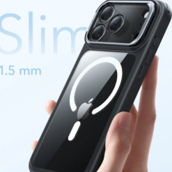 ESR Калъф Classic Hybrid iPhone 17 Pro Max, MagSafe + Camera control cover + стойка /черен/