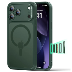 ESR Калъф Classic Hybrid iPhone 17 Pro Max, MagSafe + Camera control cover /зелен/ Amazon pack