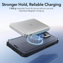 ESR Калъф Cyber Tough Armor iPhone 17, MagSafe + Camera Control /черен/ Amazon pack