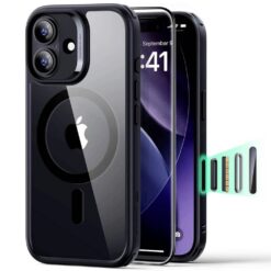 ESR калъф + стъкло Classic Hybrid за iPhone 17, MagSafe, Camera Control /прозрачен/черен/