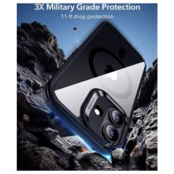 ESR калъф + стъкло Classic Hybrid за iPhone 17, MagSafe, Camera Control /прозрачен/черен/