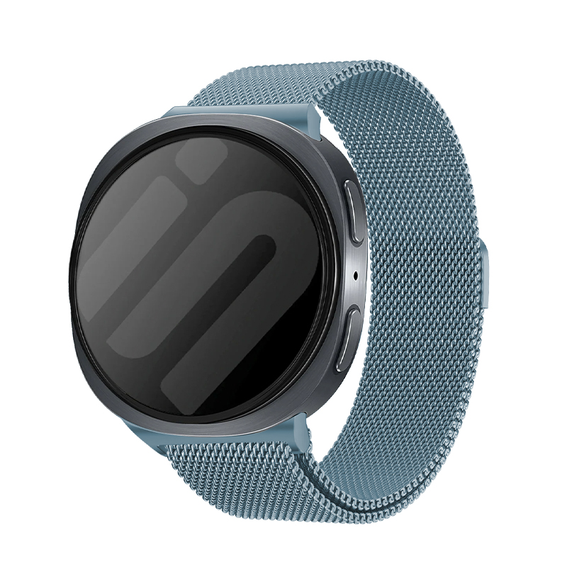 Каишка за Samsung Watch Ultra 1/2 47mm, Milanese Loop, метална /синя/