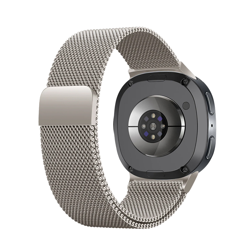 Каишка за Samsung Watch Ultra 1/2 47mm, Milanese Loop, метална /starlight/