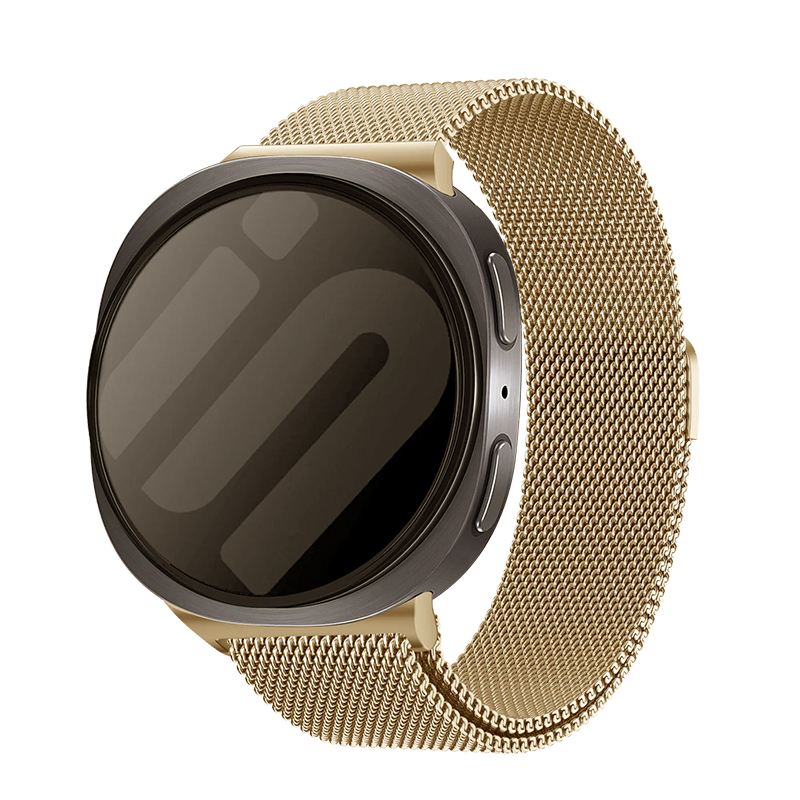 Каишка за Samsung Watch Ultra 1/2 47mm, Milanese Loop, метална /златна/