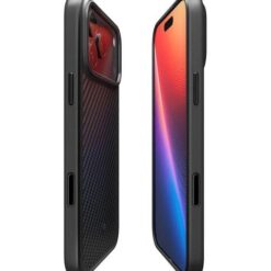 Калъф SPIGEN Enzo ARAMID Apple iPhone 17 Pro, MagSafe /черен/