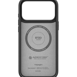 Калъф SPIGEN Enzo ARAMID Apple iPhone 17 Pro, MagSafe /черен/
