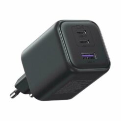 UGREEN 220V 45W, USB-A + 2xUSB-C, GaN /черен/ – X527 / 65156B