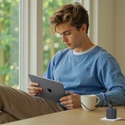 UGREEN 220V 45W, USB-A + 2xUSB-C, GaN /черен/ – X527 / 65156B