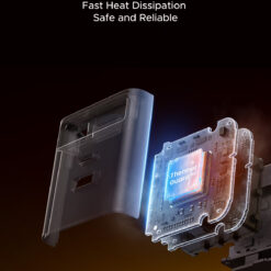 UGREEN 220V 65W, USB-A + USB-C + кабел C, GaN /графит/ – X615 / 65825