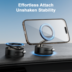 XO Холдер Magnetic Suction cup, Manual latch /черен/ – C188