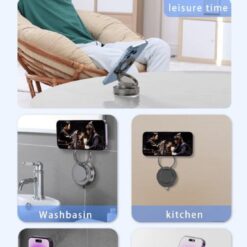 XO Холдер Magnetic Suction cup /no hook/, Manual с вакуум /черен/- C177