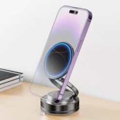 XO Холдер Magnetic Suction cup /no hook/, Manual с вакуум /черен/- C177