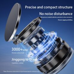 XO Холдер Magnetic Suction cup /no hook/, Manual с вакуум /черен/- C177