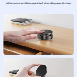 XO Холдер Magnetic Suction cup /no hook/, Manual с вакуум /черен/- C177