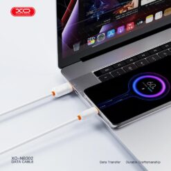 XO Кабел USB-A – Lightning, 1м /бял/ – NB302