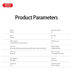 XO Преносима записваща камера /черен/ – ZF01