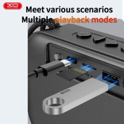 XO Тонколонка Illuminated wireless /черен/ – F66