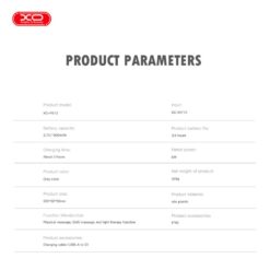 XO Уред за масаж за глава Smart comb /графит/ – FG12