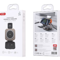 XO Wireless зарядно 15W 3 в 1, /черно/ – CX035