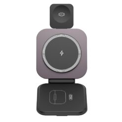 XO Wireless зарядно 15W 3 в 1, /черно/ – CX035