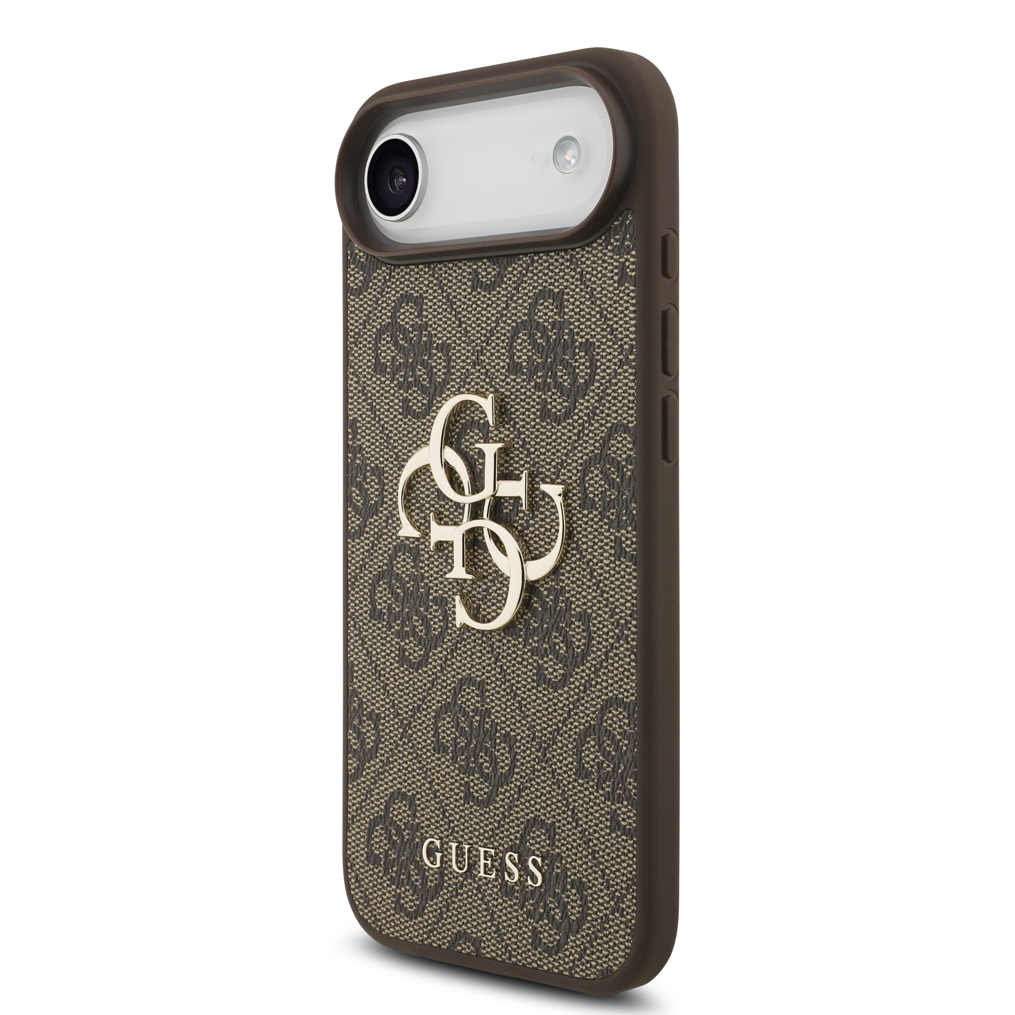 GUESS Калъф Apple iPhone 17 Air, PU 4G Metal Logo, /кафяв/ – GUHCP17M4GMGBR