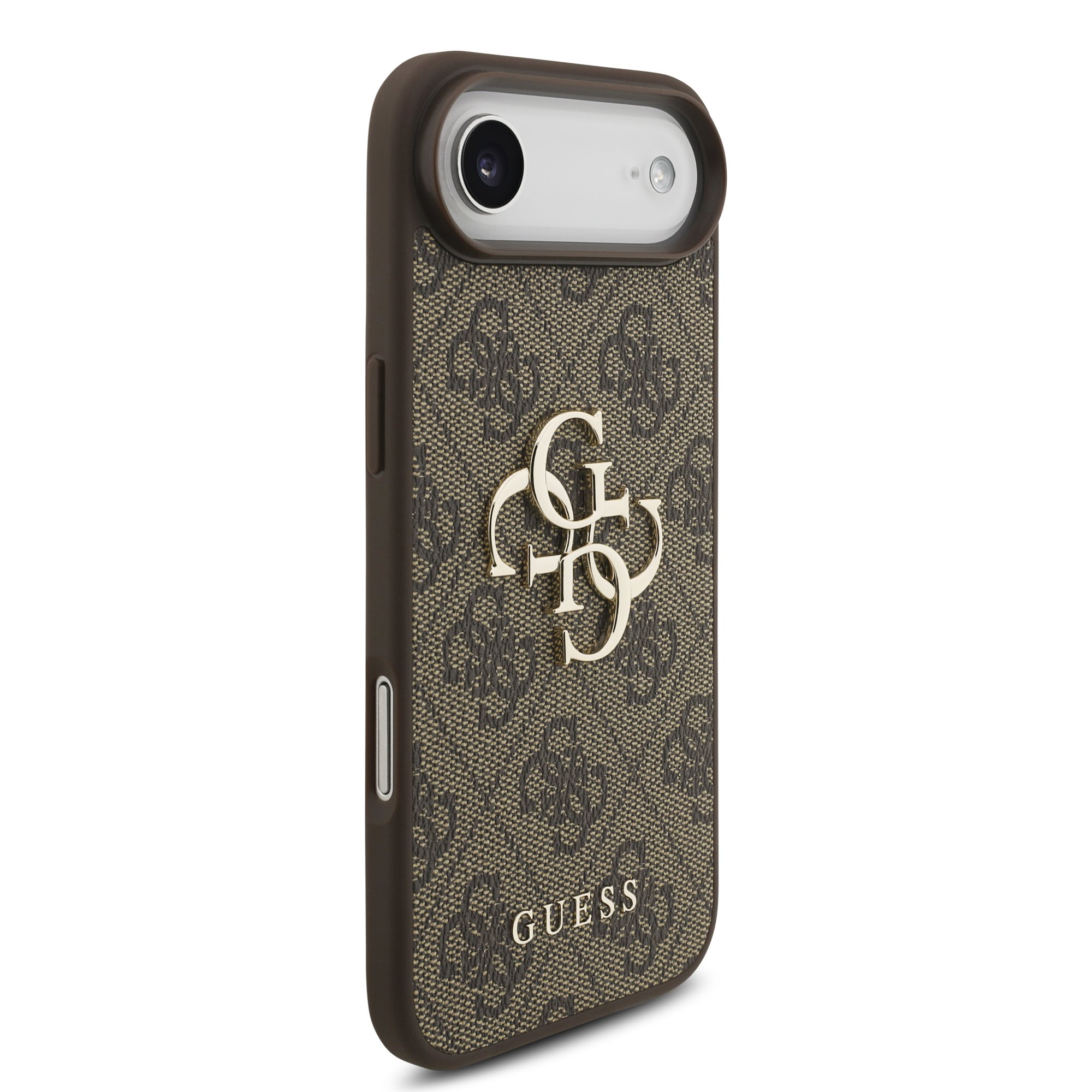GUESS Калъф Apple iPhone 17 Air, PU 4G Metal Logo, /кафяв/ – GUHCP17M4GMGBR