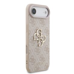 GUESS Калъф Apple iPhone 17 Air, PU 4G Metal Logo, /розов/ – GUHCP17M4GMGPI