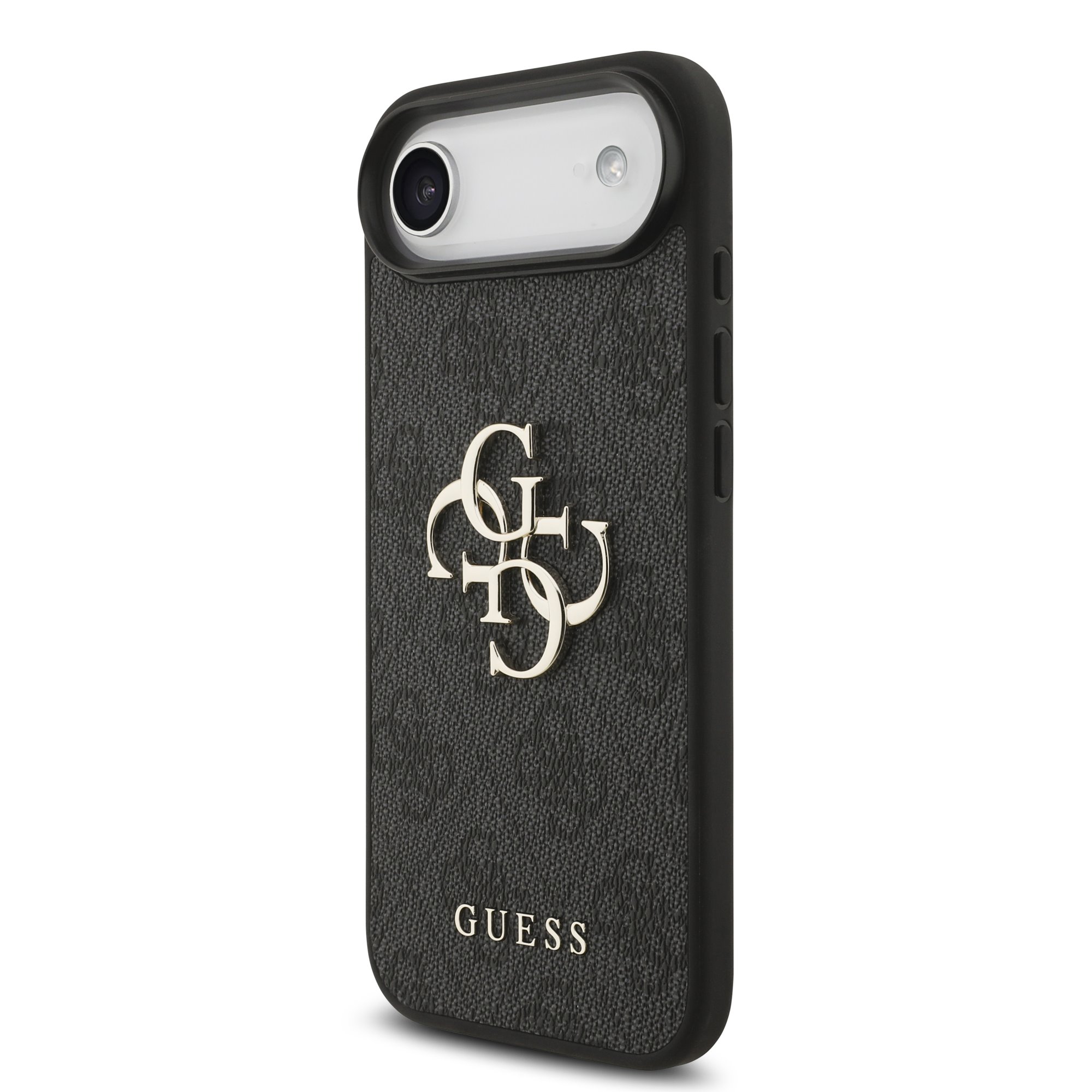 GUESS Калъф Apple iPhone 17 Air, PU 4G Metal Logo, /сив/ – GUHCP17M4GMGGR