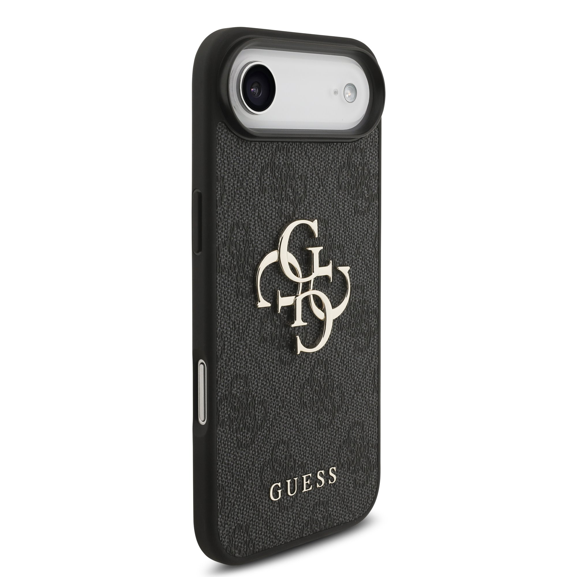 GUESS Калъф Apple iPhone 17 Air, PU 4G Metal Logo, /сив/ – GUHCP17M4GMGGR