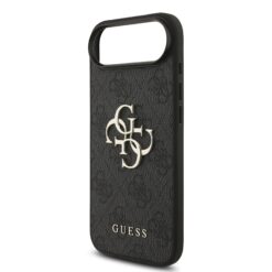 GUESS Калъф Apple iPhone 17 Air, PU 4G Metal Logo, /сив/ – GUHCP17M4GMGGR