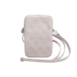 GUESS Калъф/Чанта, PU 4G Triangle Logo Wallet Phone Bag Zipper /розов/ – GUWBZP4GFTSP