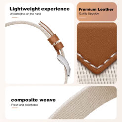 Силиконова каишка за смарт часовник Huawei Watch GT5 41мм – Nylon Braided Strap