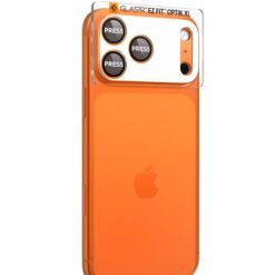 SPIGEN Camera Glass Optic Pro XL Glass tR.Ez Fit Apple iPhone 17 Pro Max / оранжев/ – AGL10650