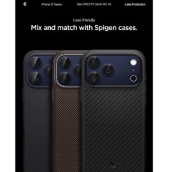SPIGEN Camera Glass Optic Pro XL Glass tR.Ez Fit Apple iPhone 17 Pro Max / син/ – AGL10651
