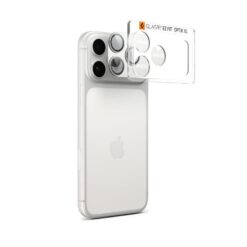 SPIGEN Camera Glass Optic Pro XL Glass tR.Ez Fit Apple iPhone 17 Pro Max / сребърен/ – AGL10652