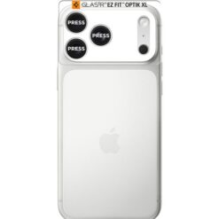 SPIGEN Camera Glass Optic Pro XL Glass tR.Ez Fit Apple iPhone 17 Pro Max / сребърен/ – AGL10652