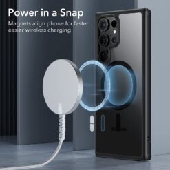 ESR Калъф Classic Hybrid Samsung S26 Ultra, MagSafe /прозрачно + черно/