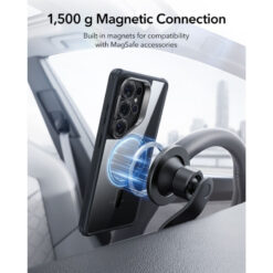 ESR Калъф Classic Hybrid със стойка Samsung S26 Ultra, MagSafe /прозрачно + черно/