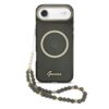 GUESS Калъф Apple iPhone 17 Air, Glitter Script Strap MagSafe + Wrist strap /черен/- GUHMP17M5HTGSMSK
