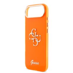 GUESS Калъф Apple iPhone 17 Air, IML 4G Script Metal Logo /оранжев/ – GUHCP17M5HC4MLSO