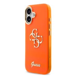 GUESS Калъф Apple iPhone 17, IML 4G Script Metal Logo /оранжев/ – GUHCP17S5HC4MLSO