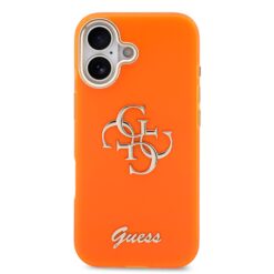 GUESS Калъф Apple iPhone 17, IML 4G Script Metal Logo /оранжев/ – GUHCP17S5HC4MLSO