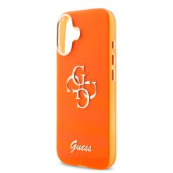 GUESS Калъф Apple iPhone 17, IML 4G Script Metal Logo /оранжев/ – GUHCP17S5HC4MLSO