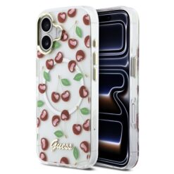 GUESS Калъф Apple iPhone 17, IML Glitter Cherry MagSafe – GUHMP17S5HTCGMEH