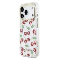 GUESS Калъф Apple iPhone 17 Pro, IML Glitter Cherry MagSafe – GUHMP17L5HTCGMEH