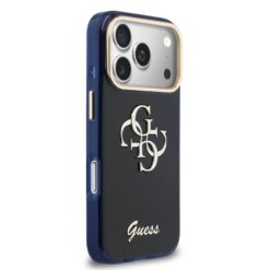 GUESS Калъф Apple iPhone 17 Pro Max, IML 4G Script Metal Logo /син/ – GUHCP17X5HC4MLSB
