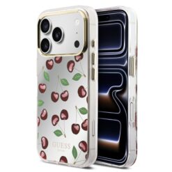 GUESS Калъф Apple iPhone 17 Pro, PC/TPU Mirror Glitter Cherry MagSafe – GUHMP17L5HMRCGEG